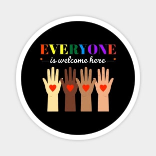 Everyone-Is-Welcome-Here Magnet
